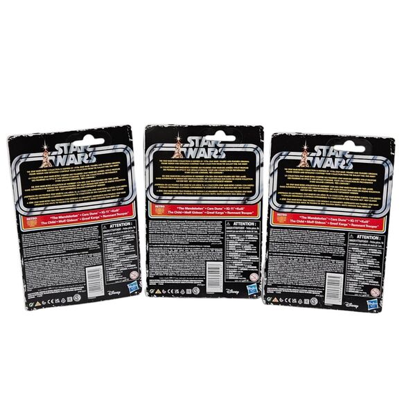 3 LOT - Mandalorian Retro Kenner - Greef Karga - Moff Gideon - Kuiil Toy Figures - Picture 11 of 12